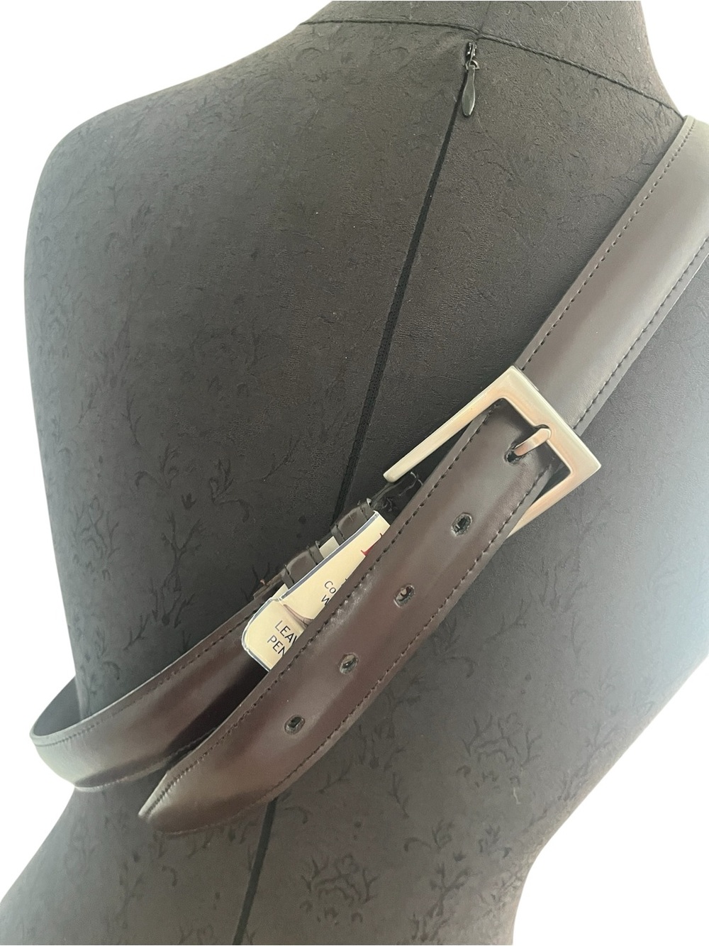 NWT G H Bass Cordova Leather Belt Matches Leavitt Penny Loafer 42 New